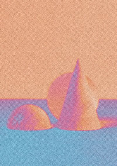 Álomszerű geometriai formák alkotó: Amy Louise Baker