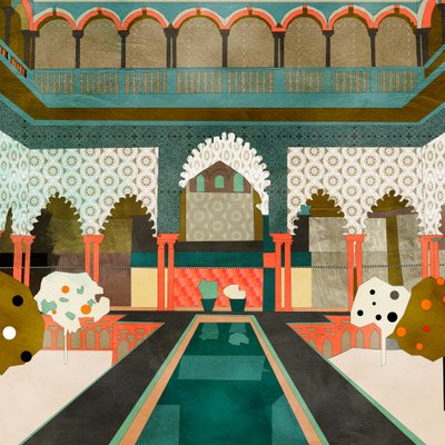 Alhambra, Granada, Spanyolország alkotó: Ana Rut Bre