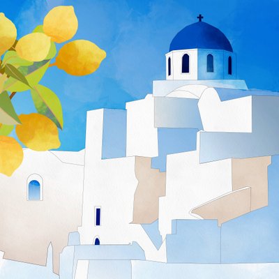 Santorini Új alkotó: Ana Rut Bre