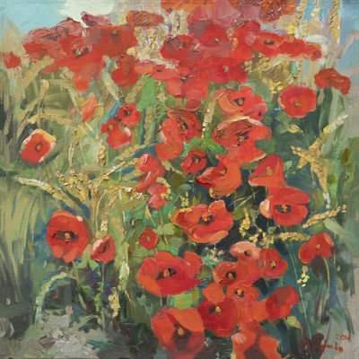 Nyári mákmező alkotó: Anastasiia Grygorieva