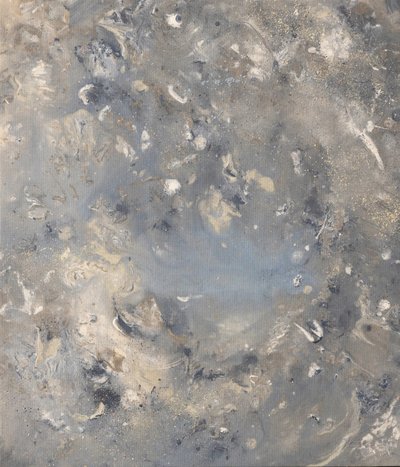 Lágy kék-szürke áramlás alkotó: Anastasiya Devochkina