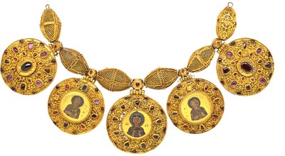 Medálos nyaklánc, 12. század eleje alkotó: Ancient Russian Art