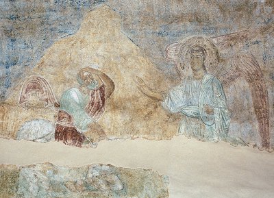 Bálám és az angyal alkotó: Ancient Russian frescos