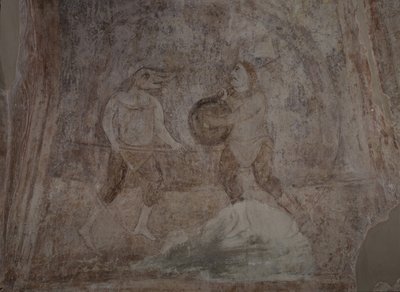 Harci jelenet Hippodromban, 11. század alkotó: Ancient Russian frescos
