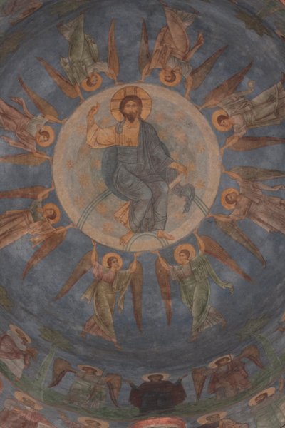 Krisztus mennybemenetele, 12. század alkotó: Ancient Russian frescos