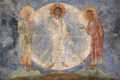 Jézus színeváltozása, 12. század alkotó: Ancient Russian frescos