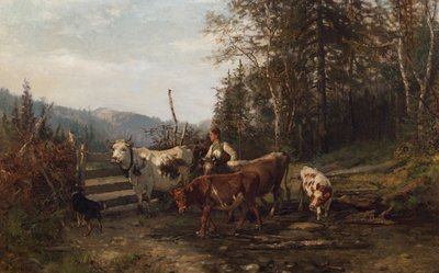 A kapu mellett alkotó: Anders Askevold