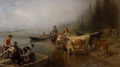 Komphely a tó mellett alkotó: Anders Askevold