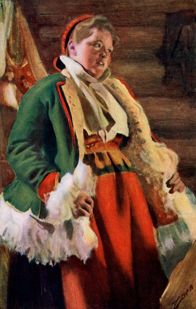 Braskkulla, morói parasztlány, 1911-1912 alkotó: Anders Leonard Zorn