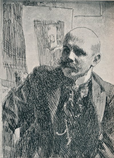 Georg von Rosen gróf 1843-1923, svéd festő, 1893, 1898 alkotó: Anders Leonard Zorn