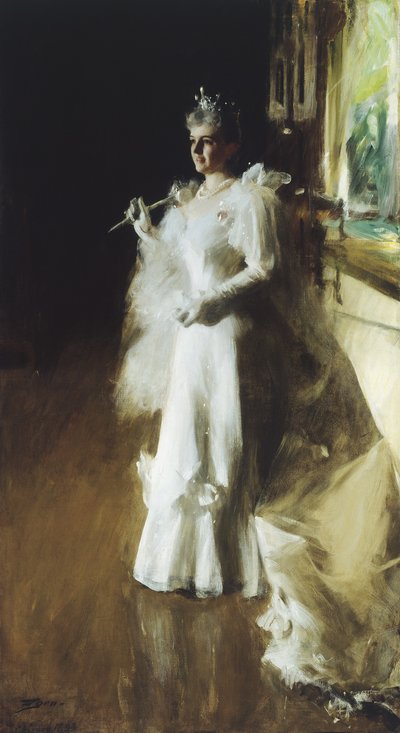 Mrs. Potter Palmer, 1893 alkotó: Anders Leonard Zorn