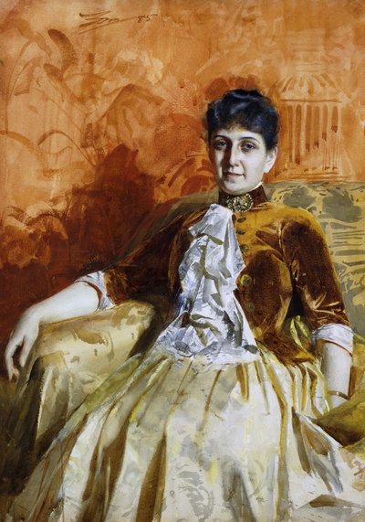 Lisen Lamm portréja, 1885 alkotó: Anders Leonard Zorn