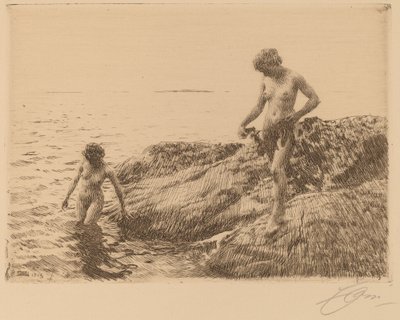 Seaward Skerries, 1913. alkotó: Anders Leonard Zorn