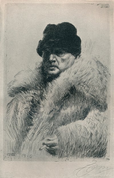 Önarckép, 1916 alkotó: Anders Leonard Zorn