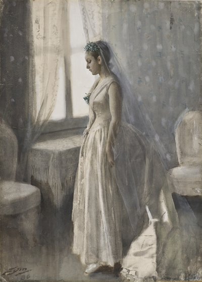 A menyasszony, 1886 alkotó: Anders Leonard Zorn