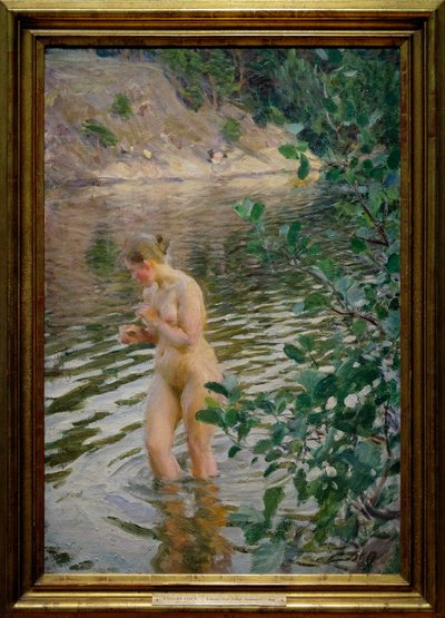 A hideg patak alkotó: Anders Leonard Zorn
