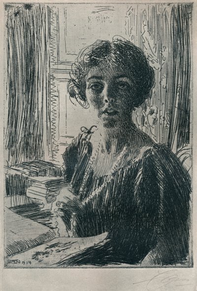 Margit svéd koronahercegnő, 1914 alkotó: Anders Leonard Zorn