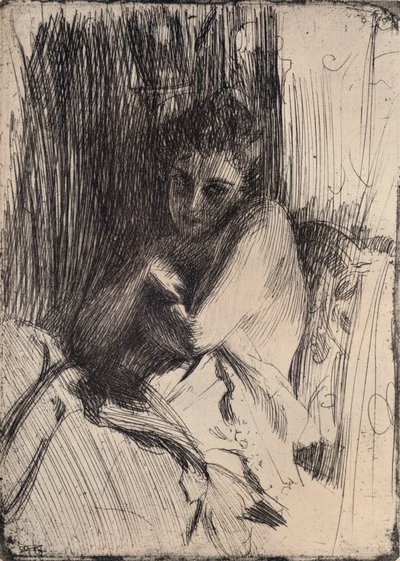 A modell, 1880-1906, 1906 alkotó: Anders Leonard Zorn