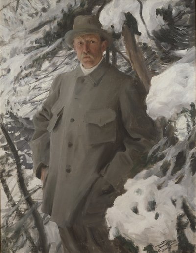 Bruno Liljefors festő, 1906 alkotó: Anders Leonard Zorn