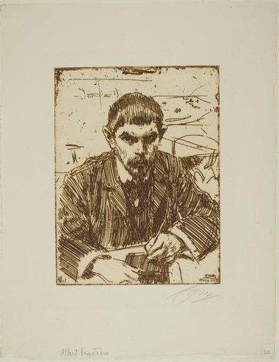 Albert Engström alkotó: Anders Leonard Zorn