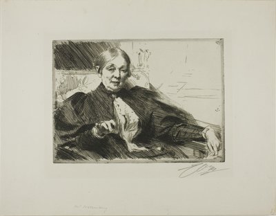 Anna Wallenberg alkotó: Anders Leonard Zorn