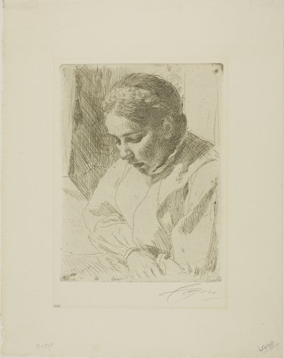 Az Imádságban alkotó: Anders Leonard Zorn