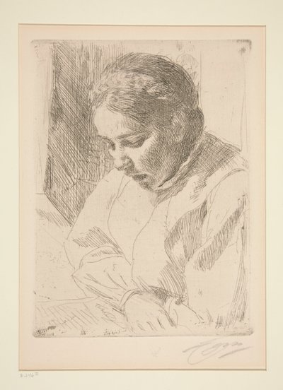 Az Imádságban alkotó: Anders Leonard Zorn