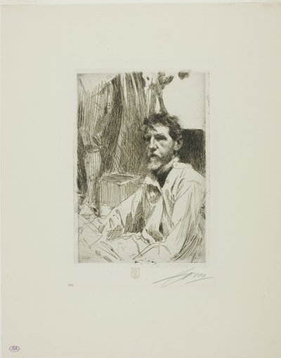 augusztus Szent Gaudens I alkotó: Anders Leonard Zorn