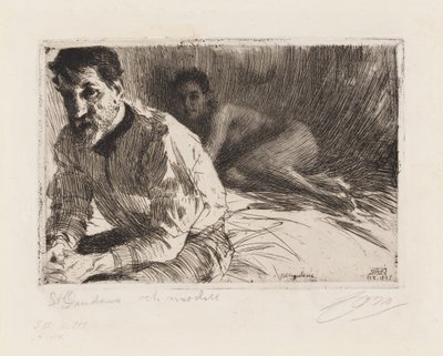 Augustus Saint-Gaudens alkotó: Anders Zorn