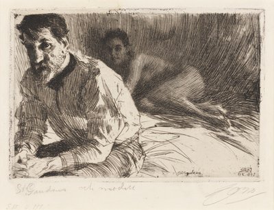Augustus Saint Gaudens II alkotó: Anders Zorn