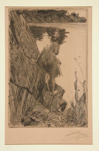 Fürdő (Esti) III alkotó: Anders Leonard Zorn