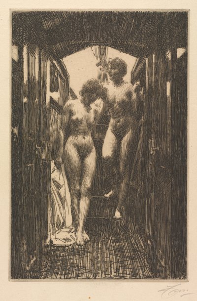 Kabin alkotó: Anders Leonard Zorn