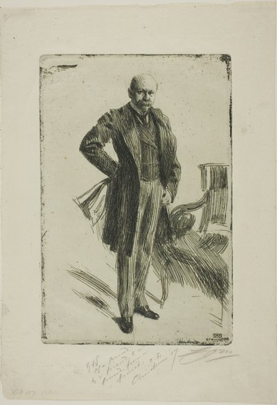 Lamont I. ezredes (teljes hosszban) alkotó: Anders Leonard Zorn