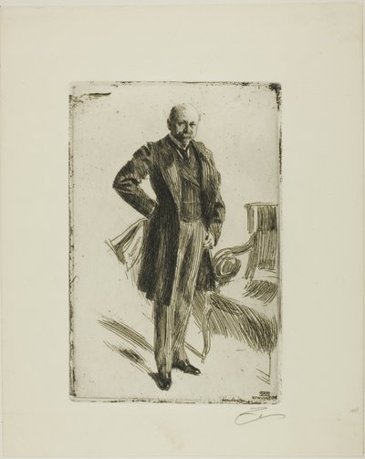 Lamont I. ezredes (teljes hosszban) alkotó: Anders Leonard Zorn