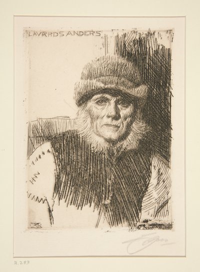 Dalecarli paraszt alkotó: Anders Leonard Zorn