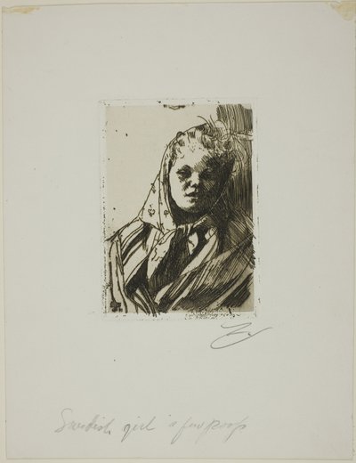 Dalecarli parasztasszony alkotó: Anders Leonard Zorn