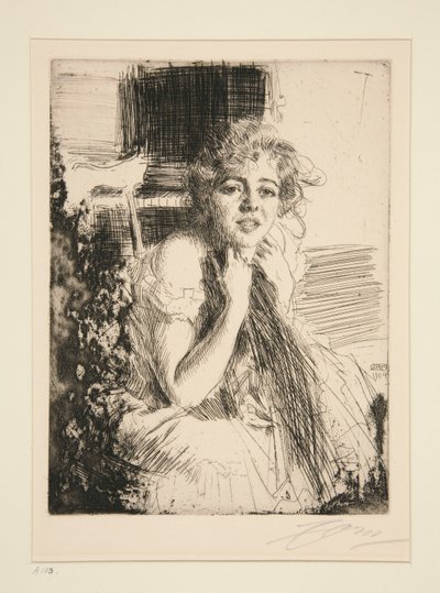 Emma Rasmussen alkotó: Anders Leonard Zorn