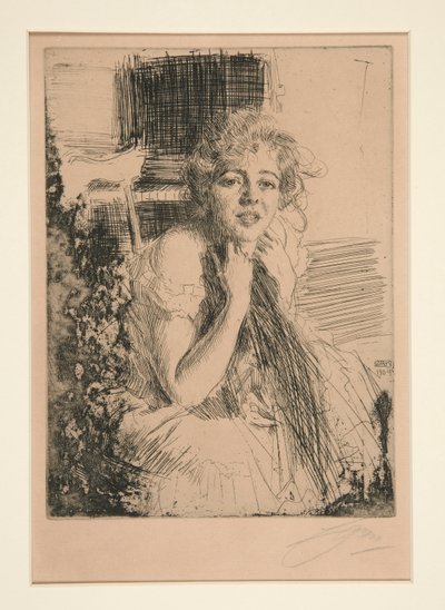 Emma Rasmussen alkotó: Anders Leonard Zorn