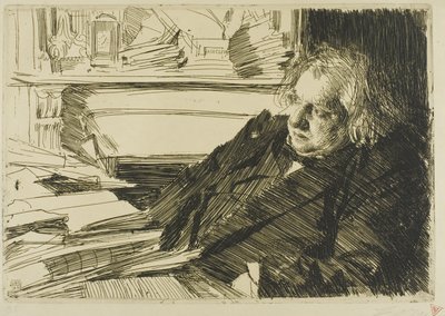 Ernest Renan alkotó: Anders Leonard Zorn