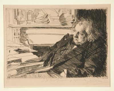 Ernest Renan alkotó: Anders Leonard Zorn