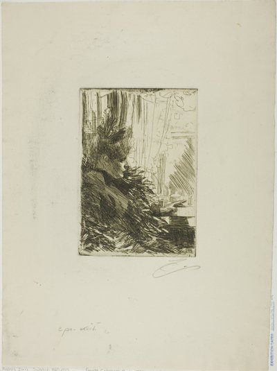 Grönberg Gerda II alkotó: Anders Leonard Zorn