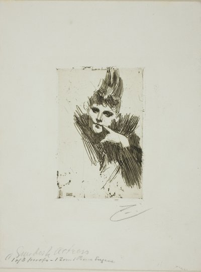 Grönberg Gerda I alkotó: Anders Leonard Zorn