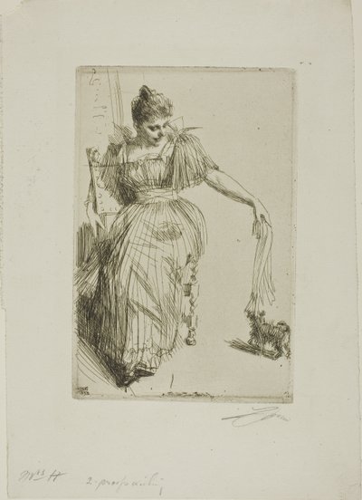 Gerida Hajibarg e alkotó: Anders Leonard Zorn