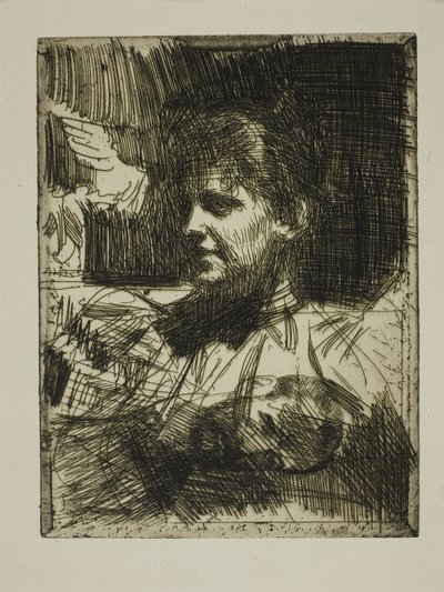 Gerda Hagborg I ("Kérem") alkotó: Anders Leonard Zorn