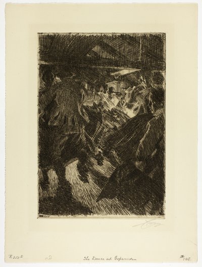 Gopsmor kunyhó alkotó: Anders Leonard Zorn