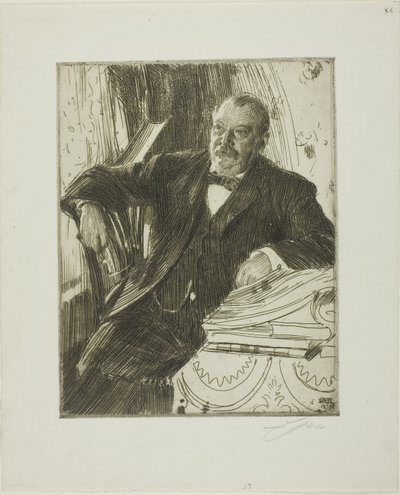 Grover Cleveland II alkotó: Anders Leonard Zorn