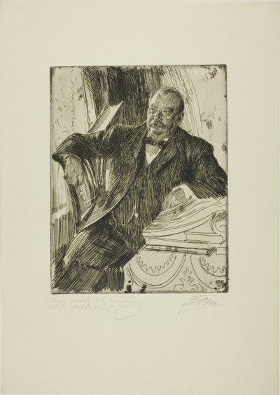 Grover Cleveland II alkotó: Anders Leonard Zorn