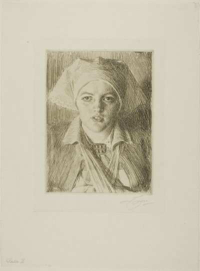 Gulli II alkotó: Anders Leonard Zorn
