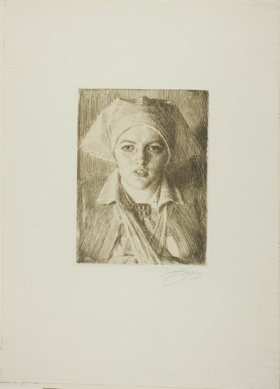 Gulli II alkotó: Anders Leonard Zorn