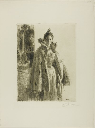 H. R. H. Ingeborg svéd hercegnő II alkotó: Anders Leonard Zorn